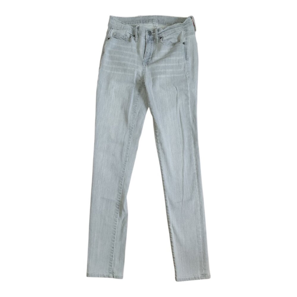 Calvin Klein Jeans Womens Size 2x30 Gray Denim Skinny Stretch Minimalist Comfort